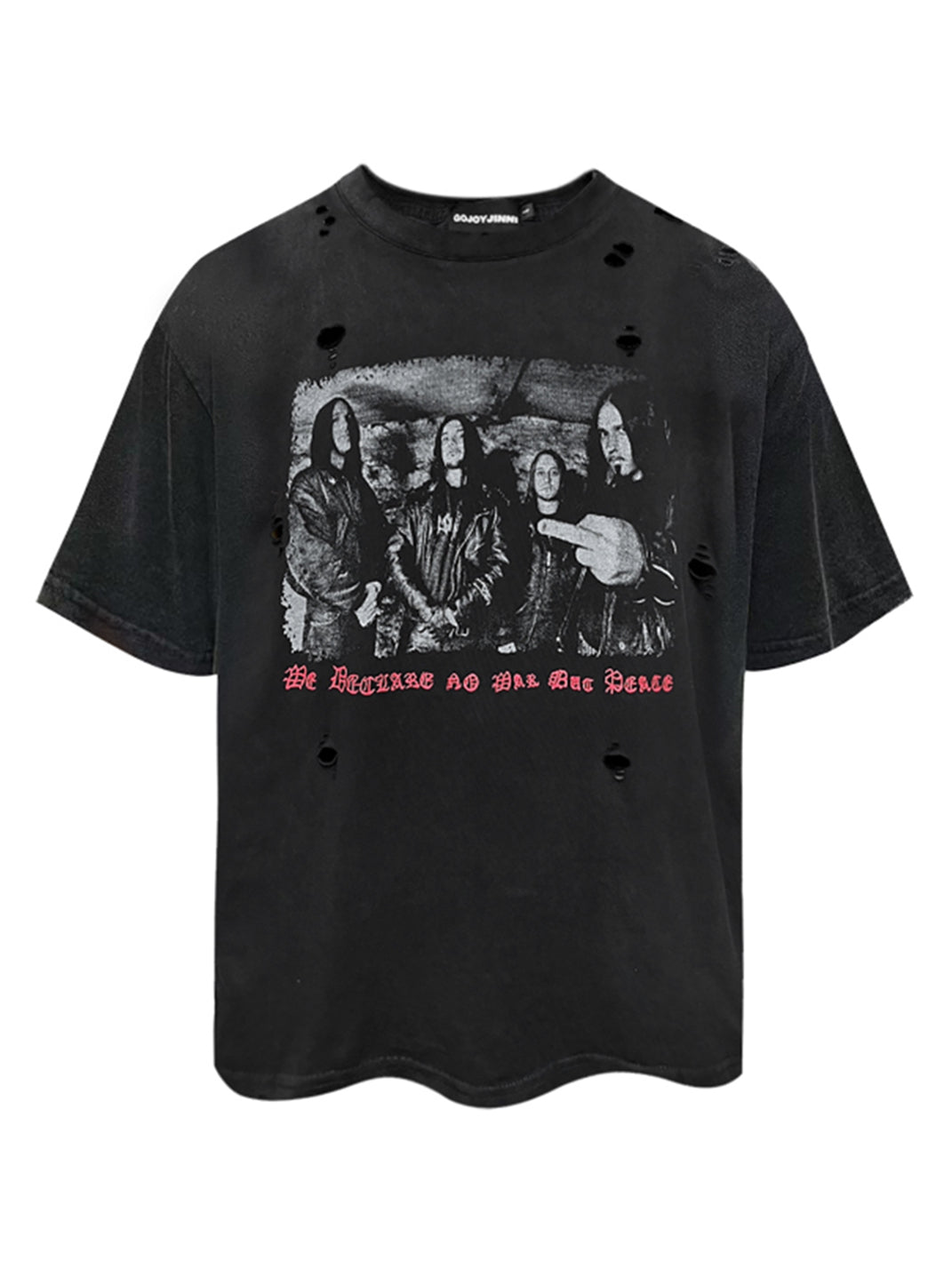 GOJOYJINNI丨Antiwar Print Washed Vintage T-Shirt - PSYLOS 1, GOJOYJINNI丨Antiwar Print Washed Vintage T-Shirt, T-Shirt, GOJOYJINNI, PSYLOS 1